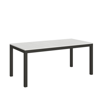 Everyday Evolution table - Extendable table 90x180/284 cm Everyday Evolution White Ash Anthracite frame