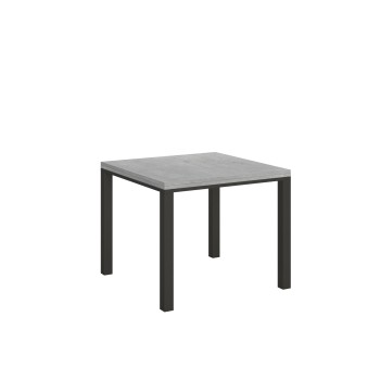 Everyday Libra Anthracite Table - Opening table 90x90/180 cm Everyday Libra Oak Nature Anthracite frame