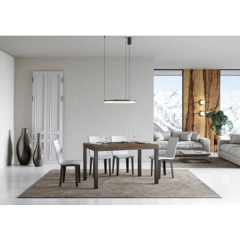 Everyday Premium Table - Extendable table 90X120/224 cm Everyday Premium White Ash Anthracite frame