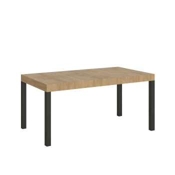 Everyday Premium Table - Extendable table 90X120/224 cm Everyday Premium White Ash Anthracite frame