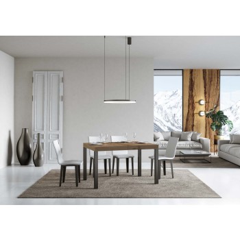 Everyday Premium Table - Extendable table 90x130/234 cm Everyday Premium White Ash Anthracite frame