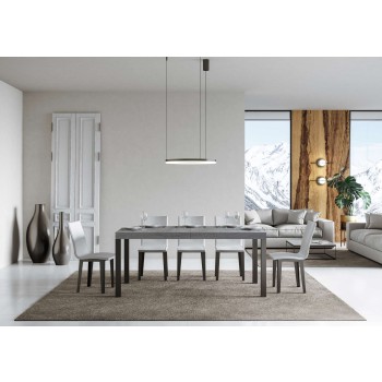 Everyday Premium Table - Extendable table 90x160/264 cm Everyday Premium White Ash Anthracite frame