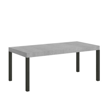 Everyday Premium Table - Extendable table 90x90/246 cm Everyday Premium White Ash Anthracite frame