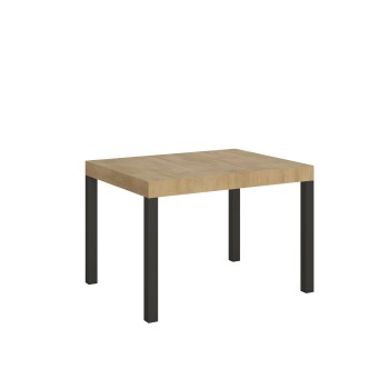 Everyday Table - Extendable table 70x110/194 cm Everyday White Ash Anthracite frame