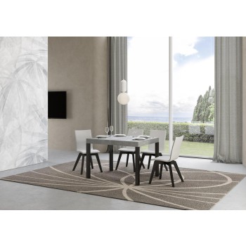 Everyday Table - Extendable table 70x110/194 cm Everyday White Ash Anthracite frame