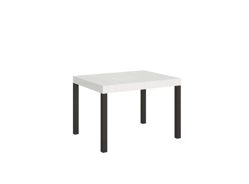 Everyday Table - Extendable table 70x110/194 cm Everyday White Ash Anthracite frame