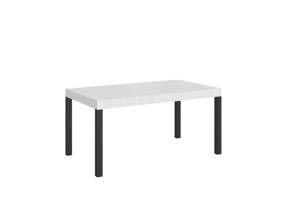 Everyday Table - Extendable table 90x160/264 cm Everyday White Ash Anthracite frame