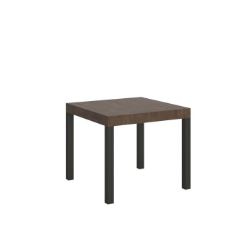 Everyday Table - Extendable table 90x90/246 cm Everyday White Ash Anthracite frame