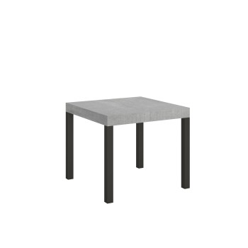 Everyday Table - Extendable table 90x90/246 cm Everyday White Ash Anthracite frame