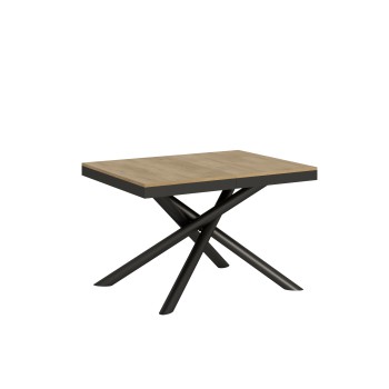 Famas Evolution table - Extendable table 90x120/224 cm Famas Evolution White Ash Anthracite frame