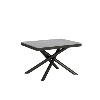 Famas Evolution table - Extendable table 90x120/380 cm Famas Evolution White Ash Anthracite frame