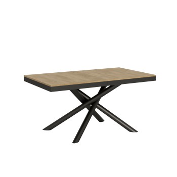 Famas Evolution table - Extendable table 90x160/264 cm Famas Evolution White Ash Anthracite frame