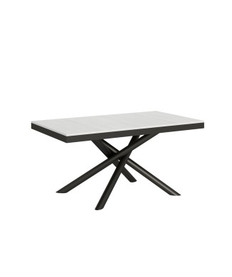 Famas Evolution table - Extendable table 90x160/264 cm Famas Evolution White Ash Anthracite frame