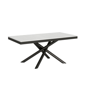 Famas Evolution table - Extendable table 90x180/284 cm Famas Evolution White Ash Anthracite frame