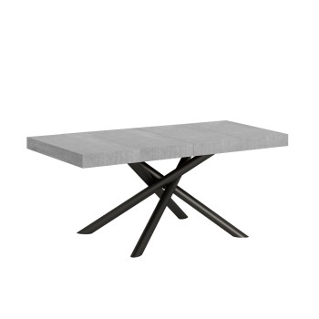 Famas Premium Table - Extendable table 90x120/224 cm Famas Premium White Ash Anthracite frame