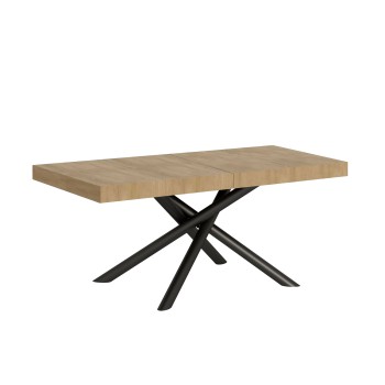 Famas Premium Table - Extendable table 90x120/224 cm Famas Premium White Ash Anthracite frame