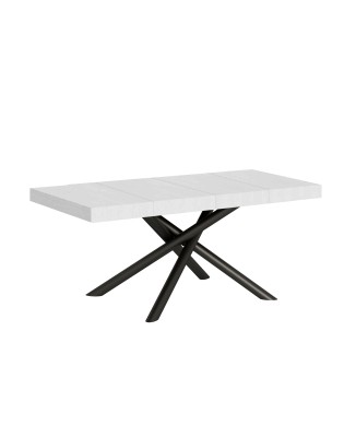 Famas Premium Table - Extendable table 90x120/224 cm Famas Premium White Ash Anthracite frame