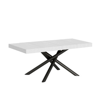 Famas Premium Table - Extendable table 90x120/224 cm Famas Premium White Ash Anthracite frame