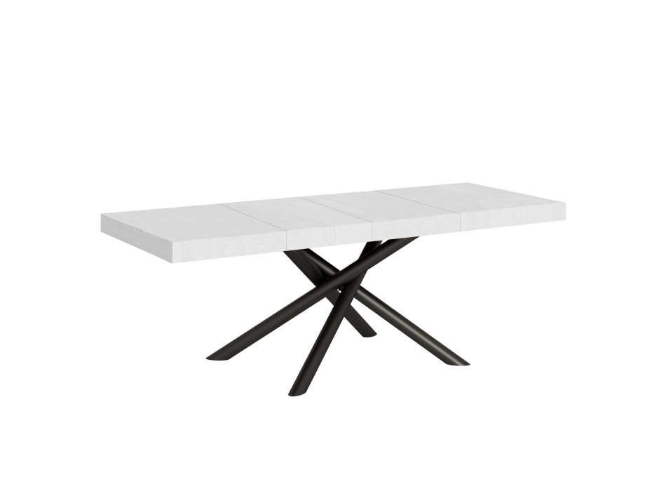 Famas Premium Table - Extendable table 90x160/264 cm Famas Premium White Ash Anthracite frame