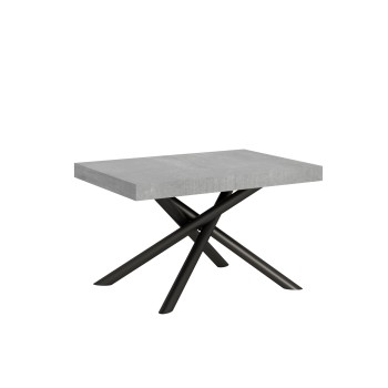 Famas Table - Extendable table 90x120/224 cm Famas White Ash Anthracite frame