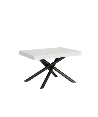 Famas Table - Extendable table 90x120/224 cm Famas White Ash Anthracite frame