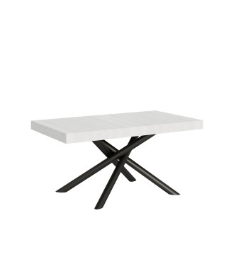 Famas Table - Extendable table 90x160/264 cm Famas White Ash Anthracite frame