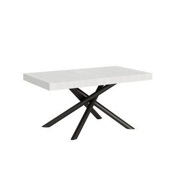 Famas Table - Extendable table 90x160/264 cm Famas White Ash Anthracite frame