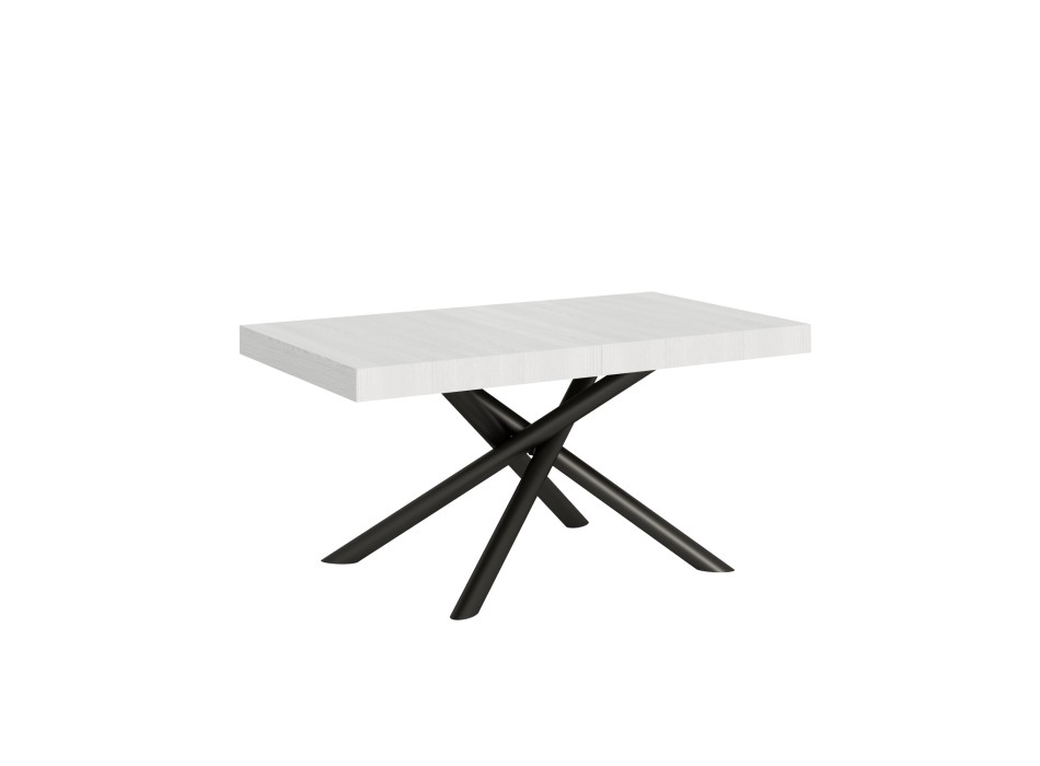 Famas Table - Extendable table 90x160/264 cm Famas White Ash Anthracite frame