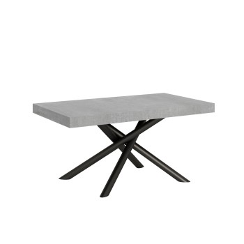 Famas Table - Extendable table 90x160/420 cm Famas White Ash Anthracite frame