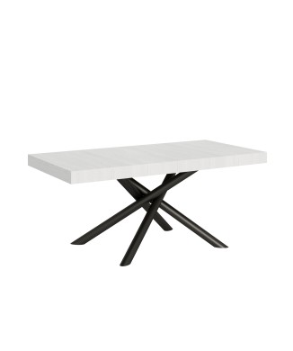 Famas Table - Extendable table 90x180/284 cm Famas White Ash Anthracite frame