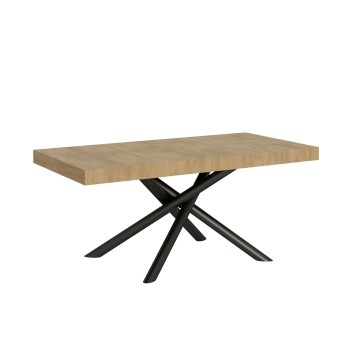 Famas Table - Extendable table 90x180/440 cm Famas White Ash Anthracite frame