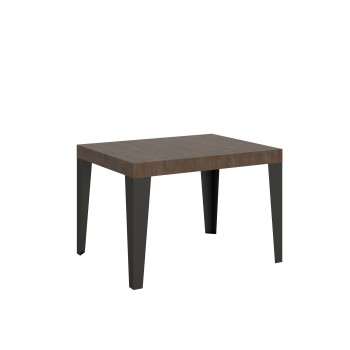 Flame Anthracite Table - Extendable table 70x110/194 cm Flame White Ash Anthracite frame