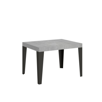 Flame Anthracite Table - Extendable table 70x110/194 cm Flame White Ash Anthracite frame