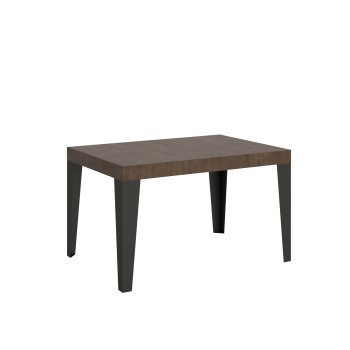 Flame Anthracite Table - Extendable table 90X120/224 cm Flame White Ash Anthracite frame