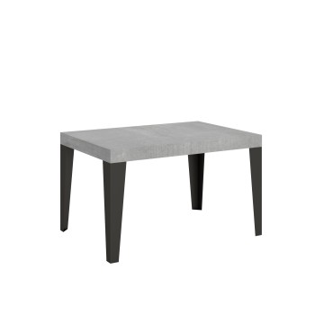 Flame Anthracite Table - Extendable table 90X120/224 cm Flame White Ash Anthracite frame