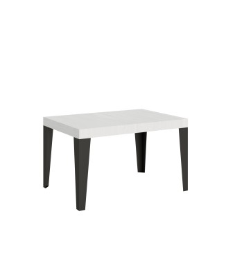 Flame Anthracite Table - Extendable table 90X120/224 cm Flame White Ash Anthracite frame