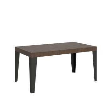 Flame Anthracite Table - Extendable table 90x160/264 cm Flame White Ash Anthracite frame