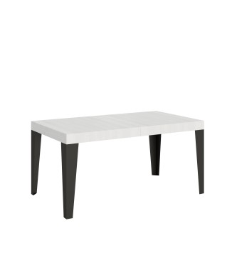 Flame Anthracite Table - Extendable table 90x160/264 cm Flame White Ash Anthracite frame