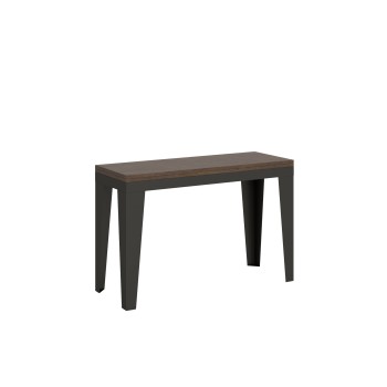 Flame Double Table - Opening table 120/200x45/90 cm Flame Double Oak Nature Anthracite frame