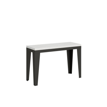 Flame Double Table - Opening table 120/200x45/90 cm Flame Double Oak Nature Anthracite frame