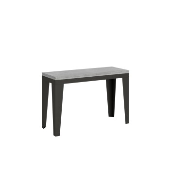 Flame Double Table - Opening table 120/200x45/90 cm Flame Double Oak Nature Anthracite frame