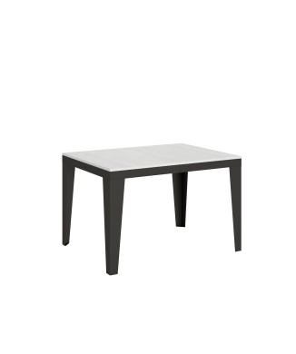 Flame Evolution Anthracite Table - Extendable table 90x120/224 cm Flame Evolution White Ash Anthracite frame