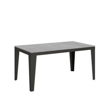 Flame Evolution Anthracite Table - Extendable table 90x160/264 cm Flame Evolution White Ash Anthracite frame