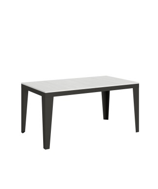 Flame Evolution Anthracite Table - Extendable table 90x160/264 cm Flame Evolution White Ash Anthracite frame