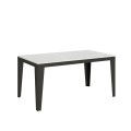 Extendable table 90x160/264 cm Flame Evolution Anthracite frame