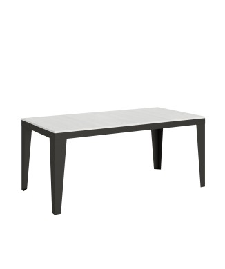 Flame Evolution Anthracite Table - Extendable table 90x180/284 cm Flame Evolution White Ash Anthracite frame