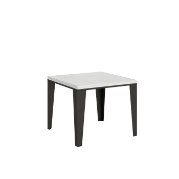 Flame Libra table - Opening table 90x90/180 cm Flame Libra Oak Nature Anthracite frame