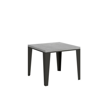 Flame Libra table - Opening table 90x90/180 cm Flame Libra Oak Nature Anthracite frame