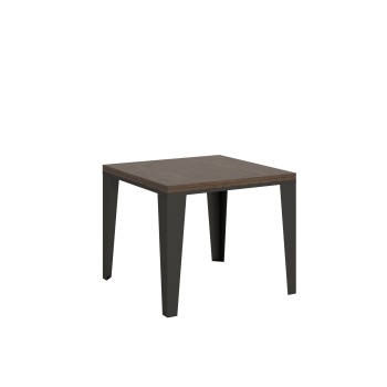 Flame Libra table - Opening table 90x90/180 cm Flame Libra Oak Nature Anthracite frame