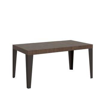 Flame Premium Anthracite Table - Extendable table 90X120/224 cm Flame Premium White Ash Anthracite frame